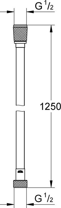 Immagine prodotto Grohe Tubo doccia Silverflex 1,25 m 28362 supersteel (125 cm)