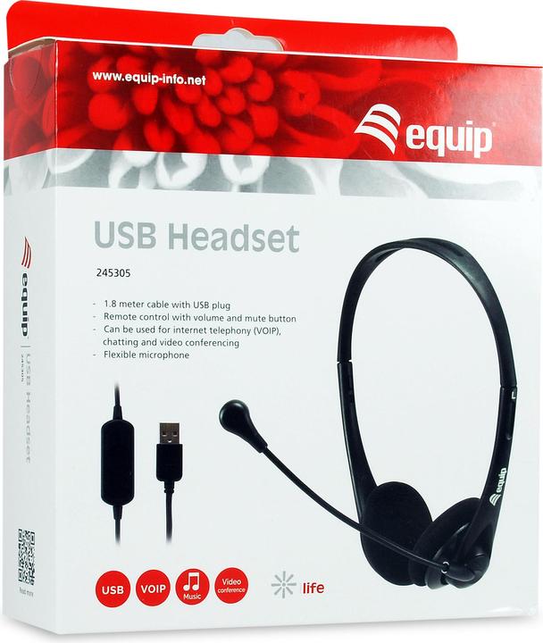Image du produit equip Casque USB Écouteurs (Filaire, USB-A)