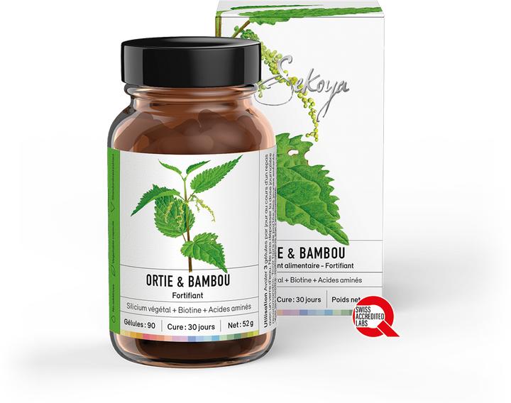 Immagine prodotto Sekoya Ortica e bambù | Rafforza capelli e unghie (90 pz.)