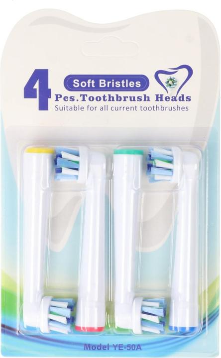 Image du produit AccuCell Tête de brosse à dents 360 Cleaning Brush pour brosses à dents électriques Oral-B, 4 pièces (4 x)