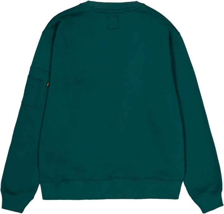 Produktbild Alpha Industries Heren Alpha Label sweatshirt, Force Green, L, Force Green, L (L)