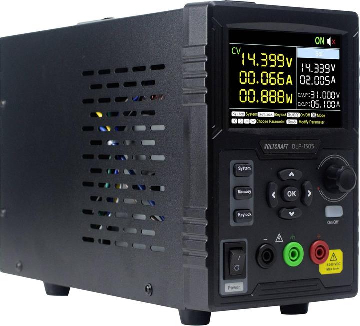 Immagine prodotto Voltcraft DLP-1305 Alimentatore da laboratorio, regolabile 0 - 30 V 0 - 5 A 150 W Slave-Fu