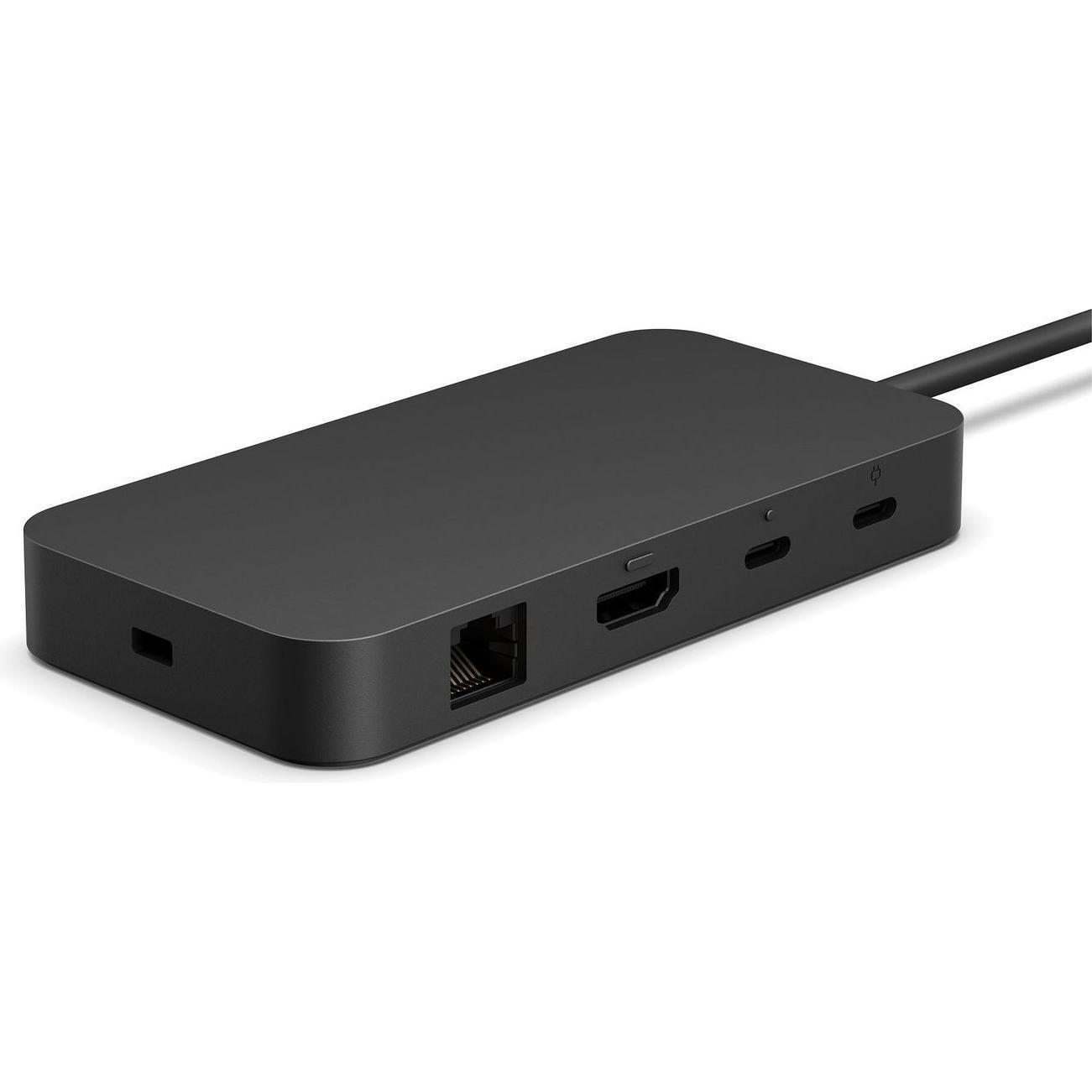 Microsoft Surface Usb4 Dock Wired Black, Docking station + Hub USB, Nero