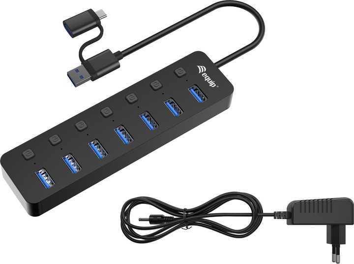 Immagine prodotto equip 128965 (USB-A, USB-C, 7 Porti)