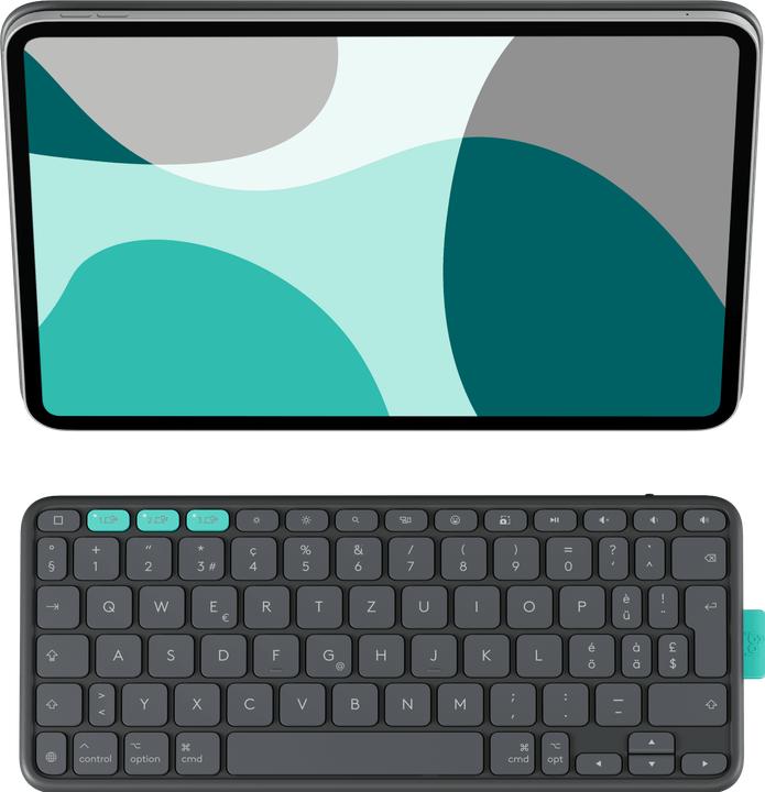 Produktbild Logitech Flip Folio (CH, iPad Air 11 2024 (M2), iPad Air 11 2025, iPad Pro 11 2024 (M4), iPad Air 2022 (5. Gen))