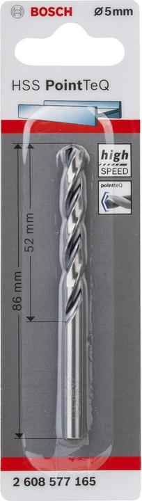 Productafbeelding Bosch Professional Zubehör HSS PuntTeQ Draaiboor (5,0 mm)