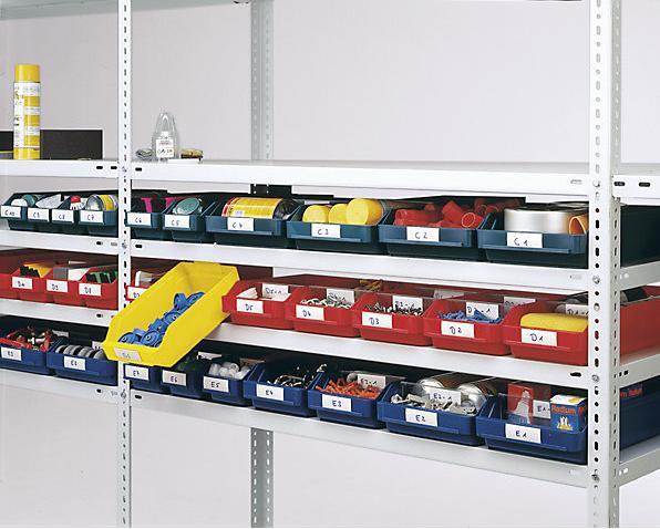 Actual product image kaiserkraft Shelf box made of high impact polypropylene