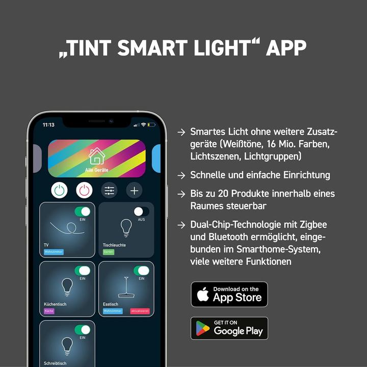 Actual product image Tint LED strips (RGB, 300 cm, Indoor)