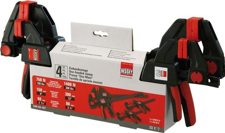 Actual product image Bessey One-handed clamp set (300 mm)