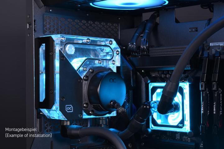 Image du produit Alphacool Réservoir de compensation Rise Flat Reservoir DDC avec pompe