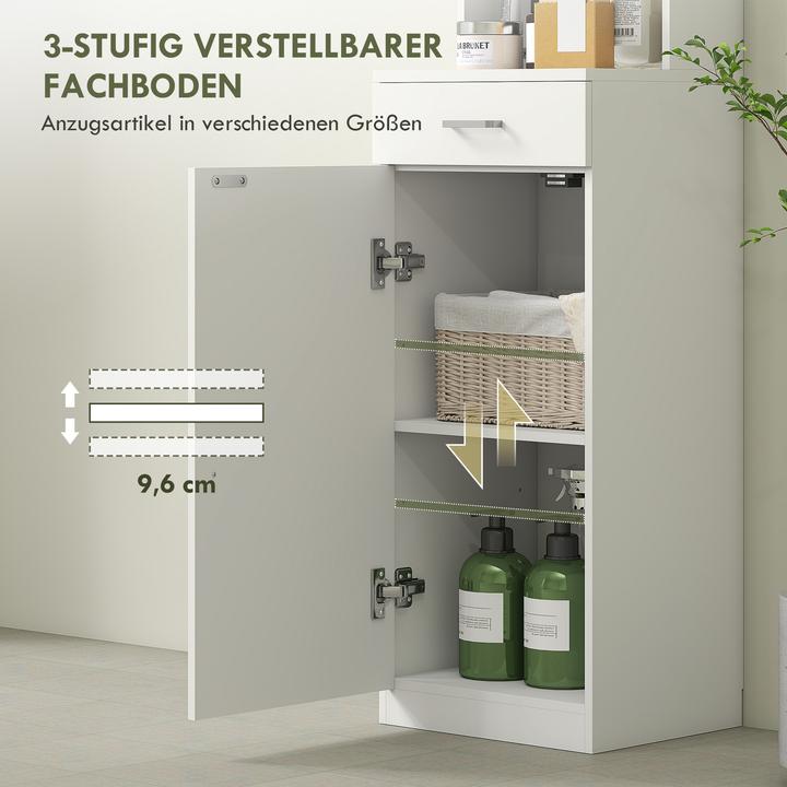 Immagine prodotto Homcom Badezimmerschrank Spanplatte Weiss