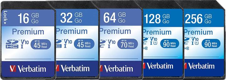 Produktbild Verbatim SDXC Card Class 10 Premium (128 GB, SDXC, U1, UHS-I)