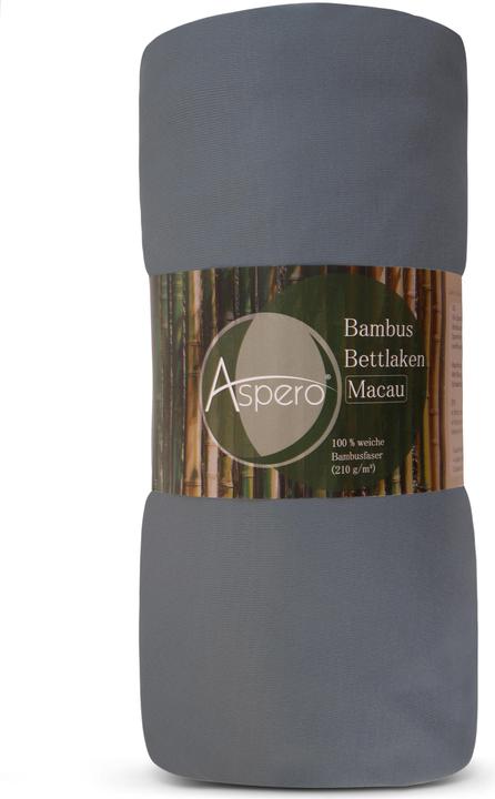 Produktbild Aspero Bambus Spannbettlaken Macau (90 x 200 x 30 cm)