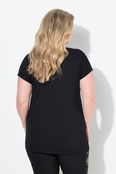 Produktbild Miamoda T-Shirt, bequeme Passform, glänzendem Herz-Motiv (44)