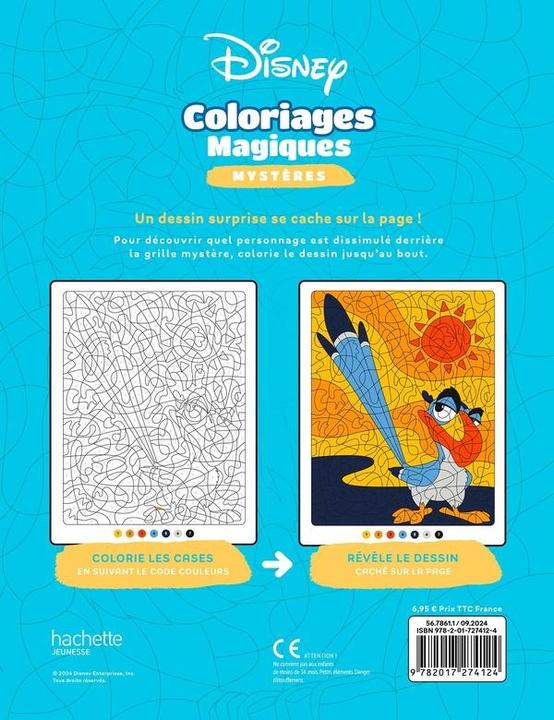 Image du produit Le roi lion : coloriages magiques : mystères 7+ (Français, Collectif, 2024)