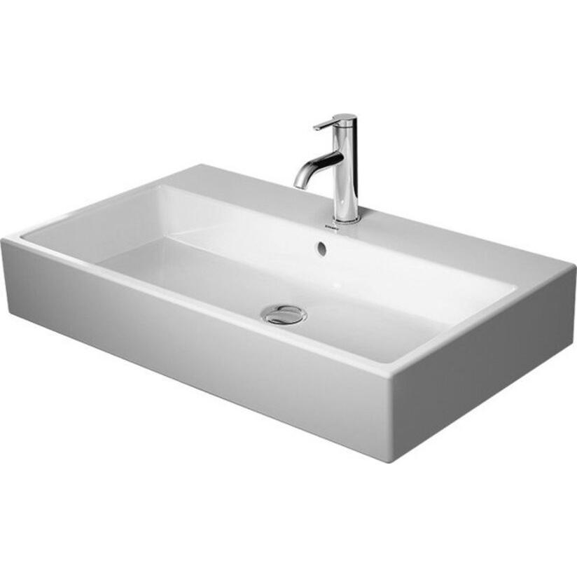Duravit, Waschbecken, Waschtisch VERO AIR m ÜL HLB geschli 800x470mm 1 HL weiss (470 mm, 800 mm)