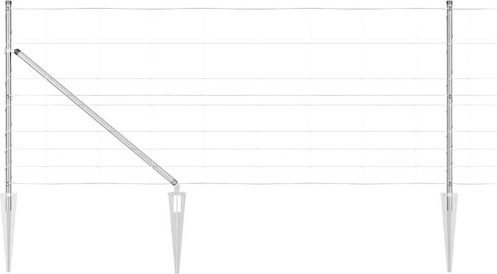 Produktbild vidaXL Outdoor-Zaunpfosten