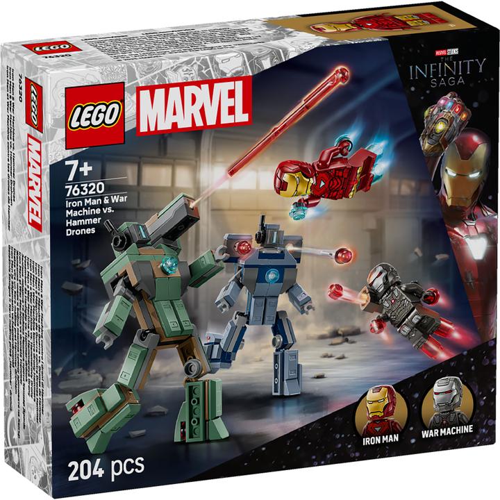 Image du produit LEGO Iron Man & War Machine contre les drones Hammer (76320, LEGO Marvel)