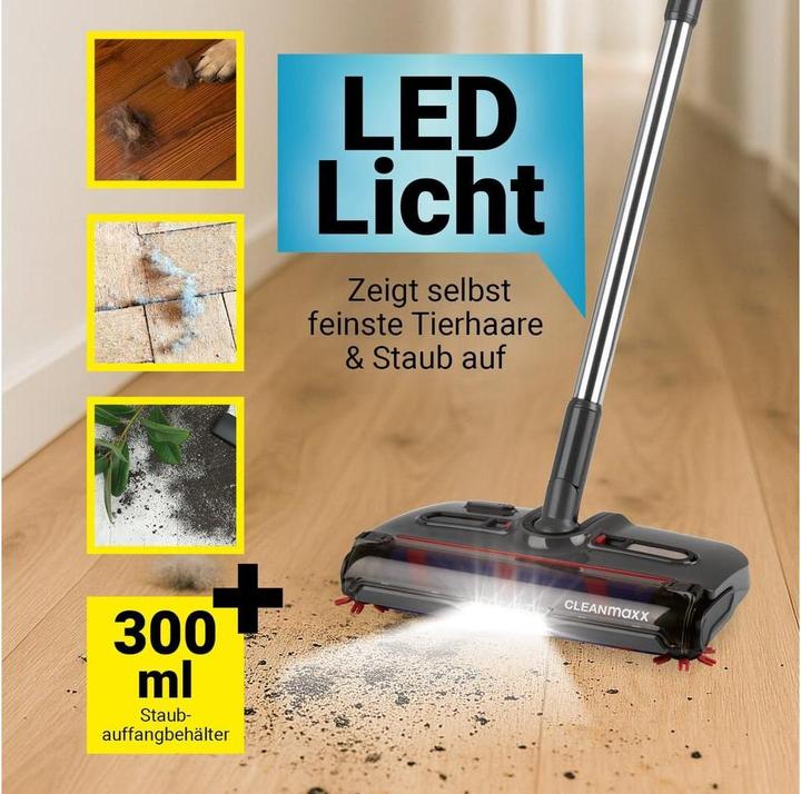 Actual product image CleanMaxx Battery broom (1 pcs.)