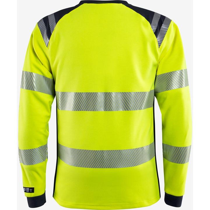 Produktbild Fristads Flamestat High Vis T-Shirt Kl. 3 7357 TFL Grösse L Warnschutz-Gelb/Marine (L)