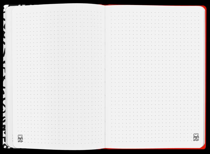 Image du produit Caran d'Ache Keith Haring Notizbuch Sonderedition (A5, Quadrillé, Couverture rigide)