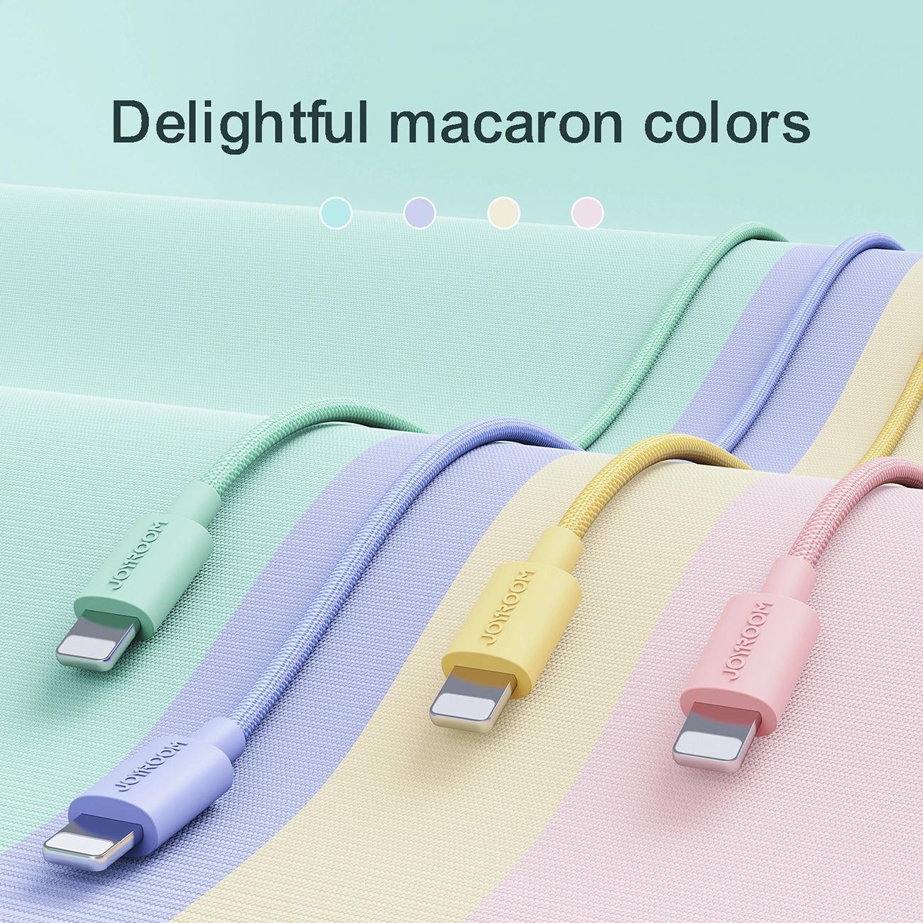 Thumbnail - Joyroom S-2030M13 Kabel mit Lightning und USB-A-Anschlüssen, 2 m lang – Pink (2 m, USB 2.0), USB Kabel