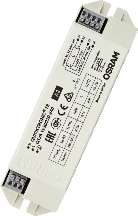 Image du produit Osram Ballast électronique QTz 8 1X36/220-240 (4008321863287)