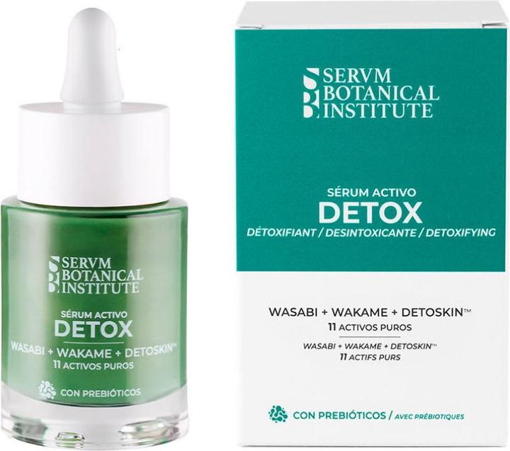 Actual product image Servm Botanical Institute Active Detox Serum Anti-Wrinkle and Anti-Aging Cream - Antioxidant Face Care (30 ml)