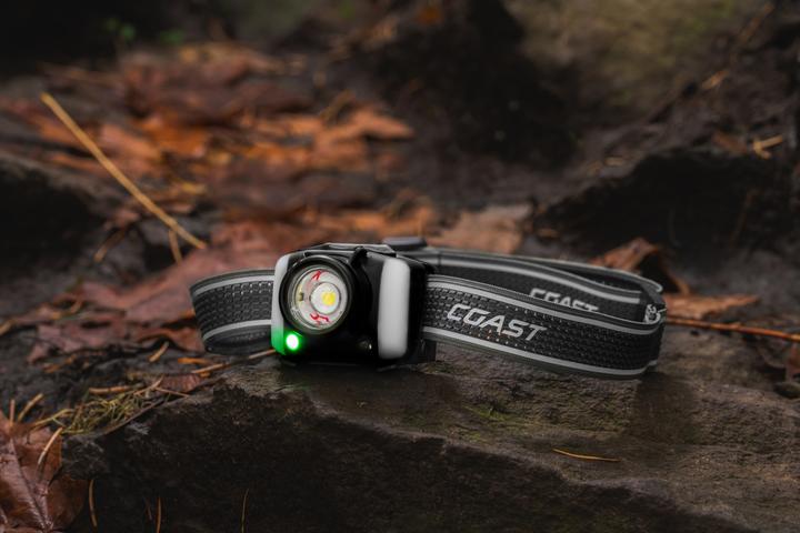 Actual product image Coast FL95R Rechargeable headlamp with focus and light in three colours, 1250 lumens (1250 lm)