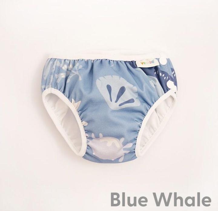 ImseVimse Couche de bain M 7-10 Kg - Baleine bleue (Taille M, Pack, 1 pièce(s))