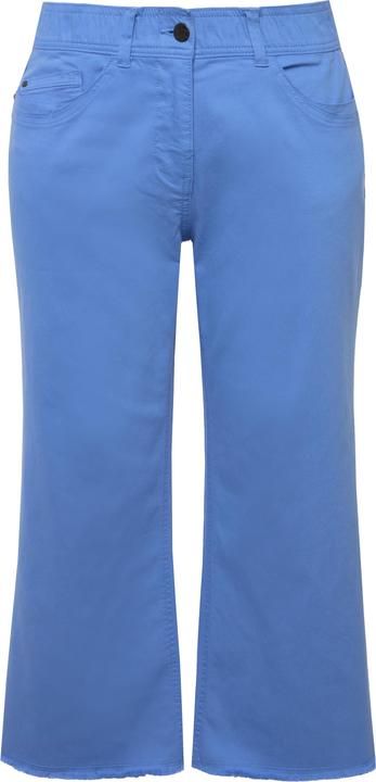 Immagine prodotto Ulla Popken Jeans modello Mary in tessuto elasticizzato con taglio della gamba ampio e orlo sfrangiato (42)