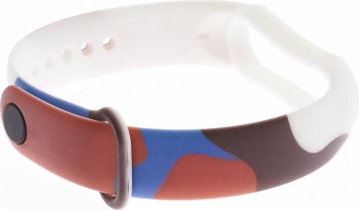 Actual product image Hurtel Strap Moro Wristband for Xiaomi Mi Band 4 / Mi Band 3 Silicone Strap Camo Watch Bracelet (8) (Plastic)