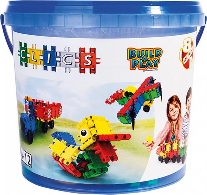 Clics Seau de construction et de jeu