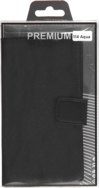 Actual product image OEM Slim Book Case Sony Xperia M4 Aqua - black 4250710564323 (Sony Xperia M4 Aqua)