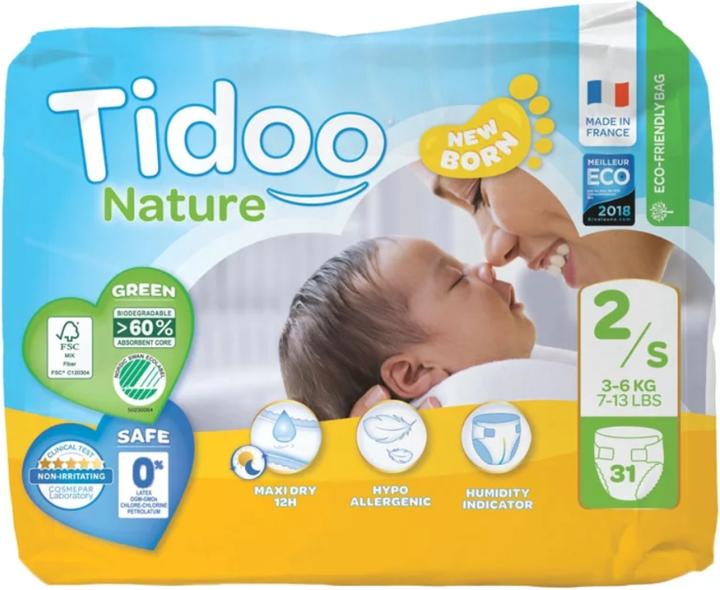 Image du produit Tidoo Nature (Taille 2, Pack, 31 pièce(s))