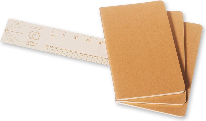 Produktbild Moleskine Cahier Large 3er-Set (130 x 210 mm, Blanko, Harter Einband)