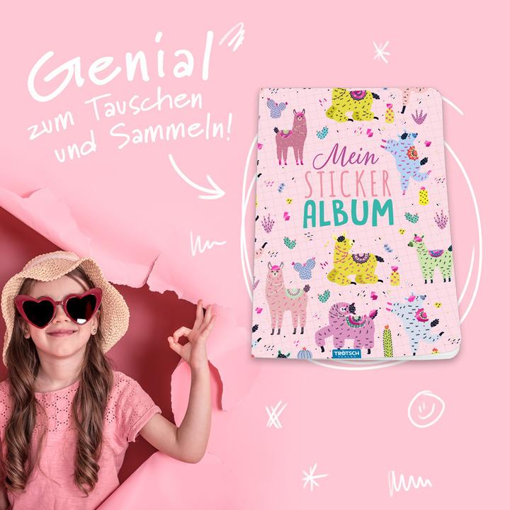 Produktbild Mein Stickeralbum Lama Album zum Sammeln 24 Seiten