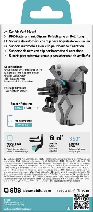 Produktbild SBS Gravity Pro Holder