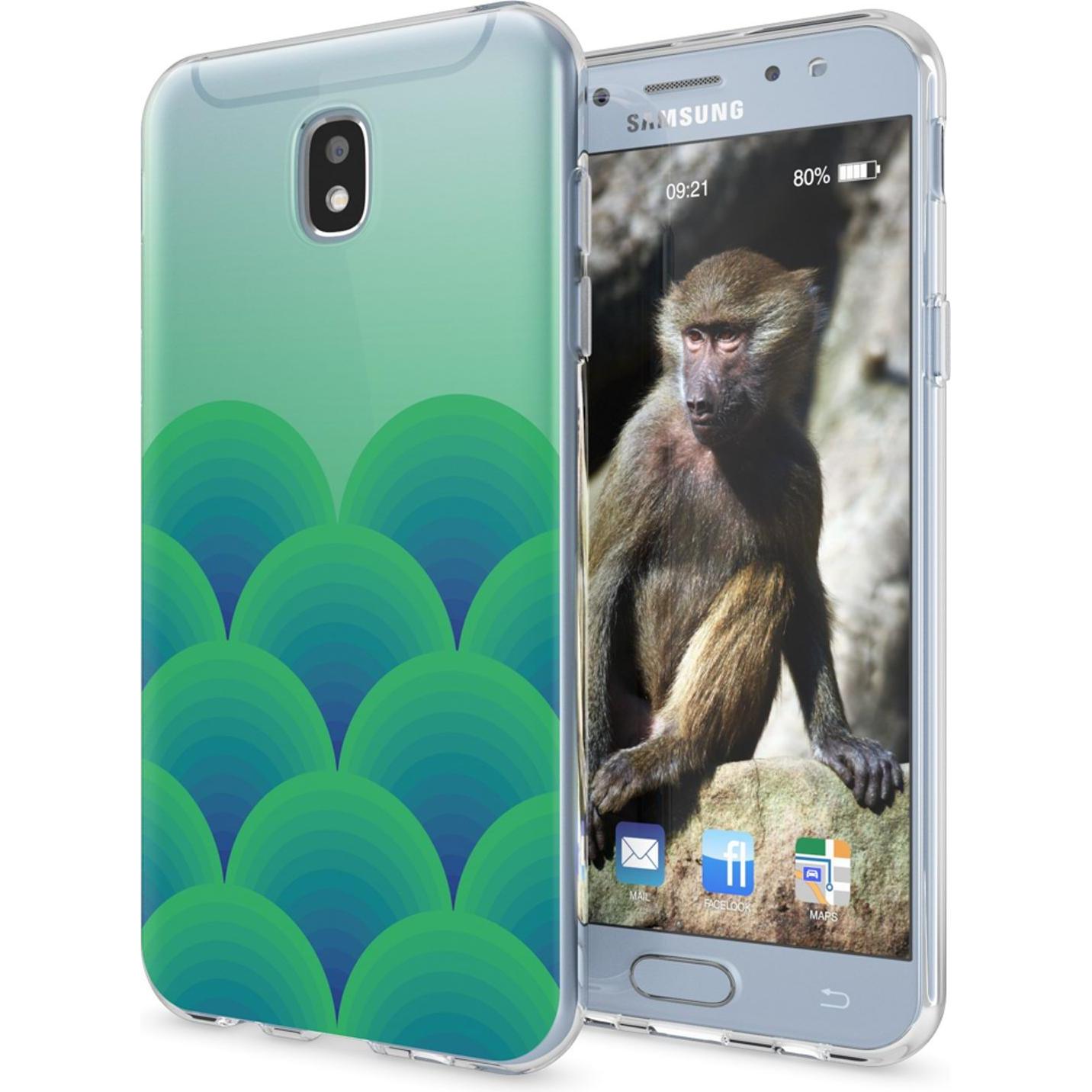 Nalia Handyhülle (Samsung Galaxy J5 (2017)), Smartphone Hülle, Grün