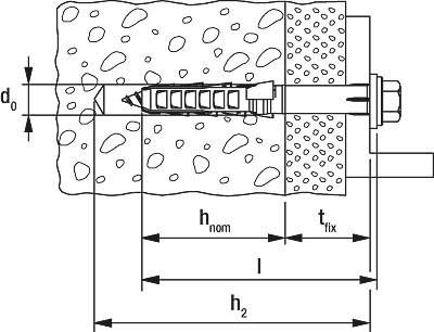 Produktbild Fischer Langschaftdübel SXR 10x60 FUS R (50 Stk.)