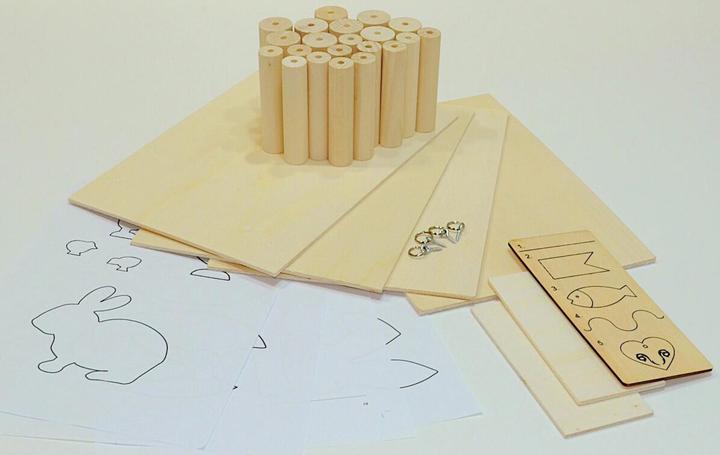 Actual product image The cool tool Material package woodturning + sawing