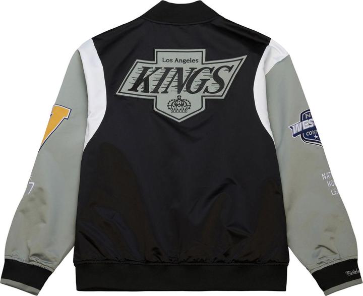Immagine prodotto Mitchell & Ness M&N Heavyweight Satin Jacket NHL Los Angeles Kings - L (L)