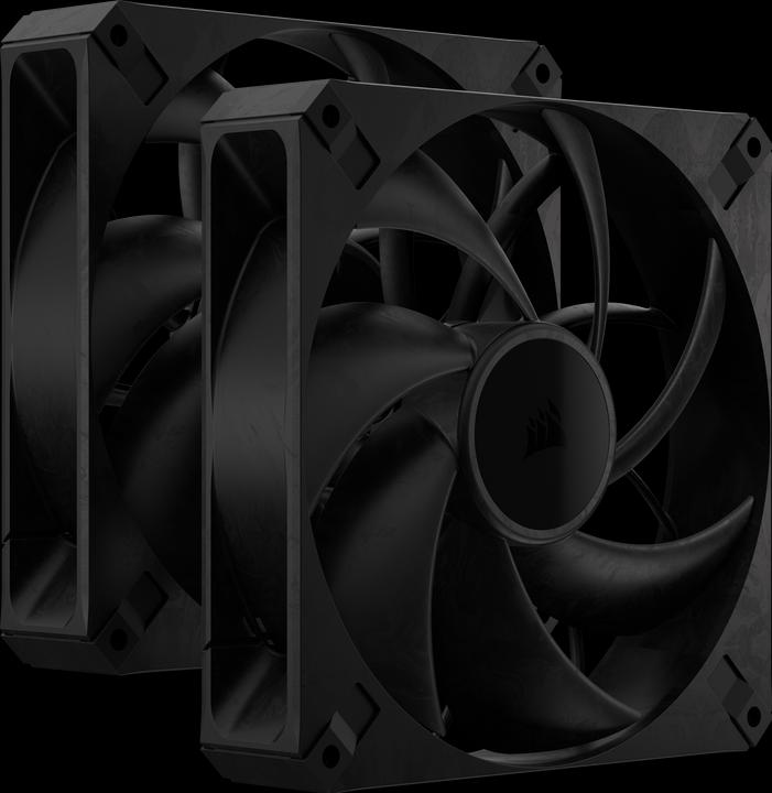 Actual product image Corsair Case Acc Fan RS140 MAX PWM 2x14cm black (140 mm, 2 x)