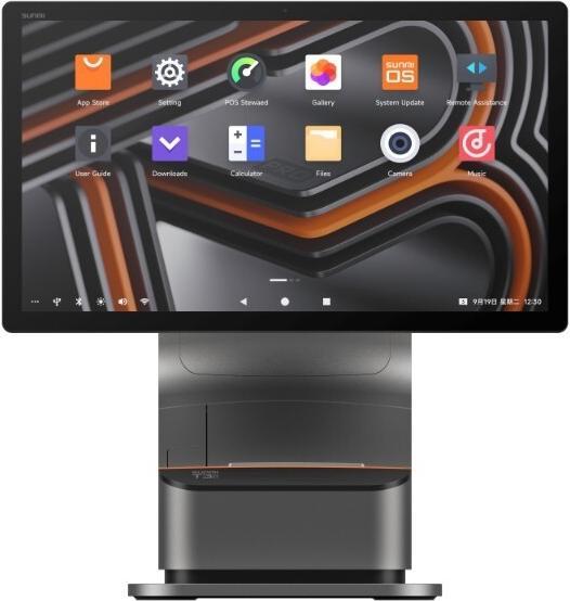 Image du produit Sunmi T3 PRO MAX, GMS-EDLA, 39,6cm (15,6"), Full HD, Cutter, USB, BT (BLE), Ethernet, WLAN, NFC, Android