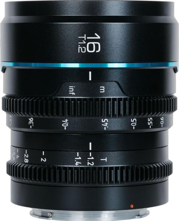 Produktbild Sirui Nightwalker Series 16mm T1.2 S35 Manual Focus Cine Lens (L Mount, Black) (L-Mount, APS-C / DX)
