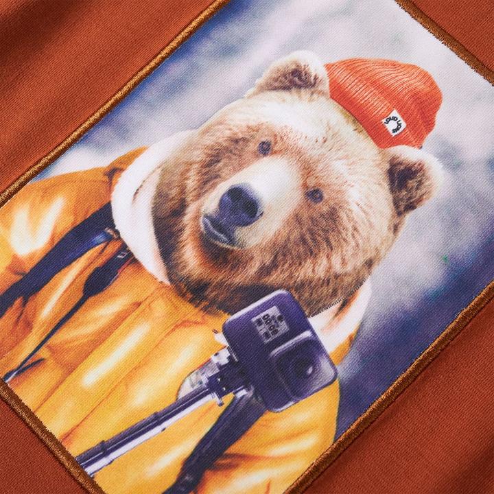 Produktbild VidaXL Kinder-Langarmshirt Dunkelorange 128,Material: 100 (128)