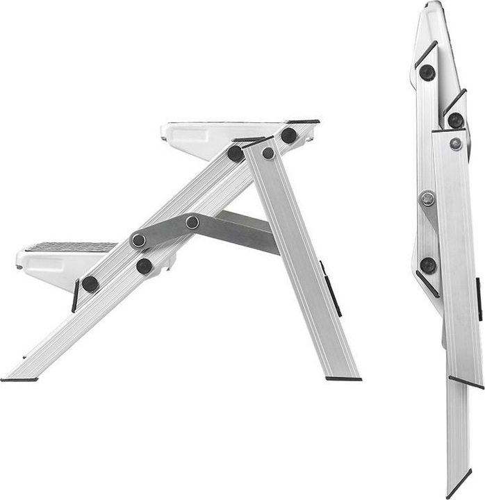 Produktbild ProPlus Doppeltrittstufe Aluminium faltbar