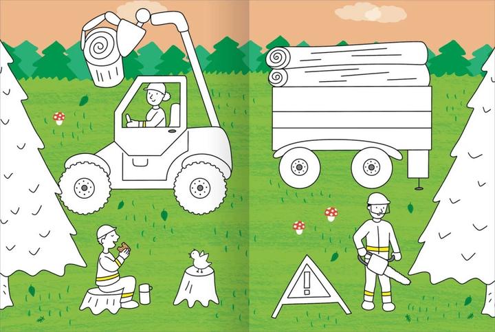 Produktbild Mein grosses buntes Malbuch – Baustelle