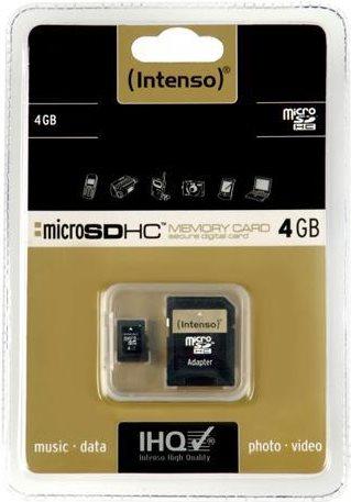 Produktbild Intenso Flash (4 GB, microSDHC)