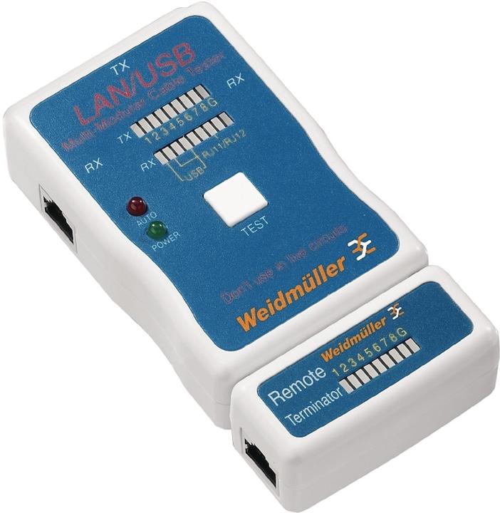 Weidmüller LAN USB TESTER Netzwerk-Kabelp